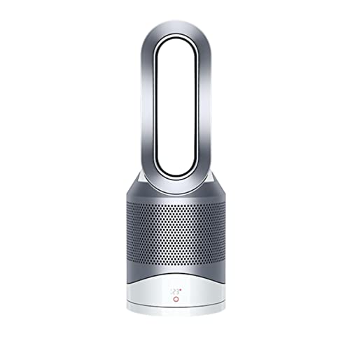 Dyson HP00 Pure Hot+Cool 3in1 weiss/silber, Ventilator & Luftreiniger & Heizlüfter leise, Schlafzimmer geeignet, für Allergiker, Raucherzimmer, Luftfilter 99,5%, inkl JUNG Pflegetücher von Dyson