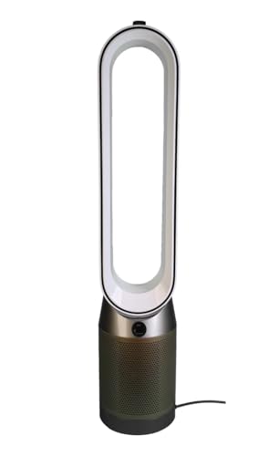 Dyson TP09 Purifier Cool Formaldehyde 2in1 weiss/gold, Ventilator & Luftreiniger leise, Schlafzimmer geeignet, Allergiker Raucherzimmer Luftfilter 99,5% von Staub Pollen, inkl JUNG Pflegetücher von Dyson