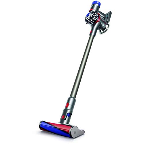 Dyson V8 Fluffy + beutel- und kabelloser Handstaubsauger (inkl. 2 Elektrobürsten Flexi Fugendüse, mit Nickel-Cobalt-Aluminium Akku, Wandhalterung und Ladestation) von Dyson