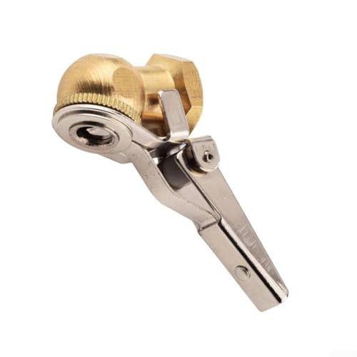 1/4 Zoll Auto Schlauchstutzen Clip On Ball Reifen Inflator Ventilanschluss (Legierung) von DystopiaWorld