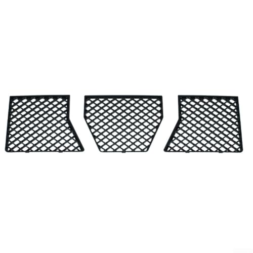 3 Stück Auto Frontstoßstange Mitte Unterer Kühlergrill Mesh Guard Stabile ABS Außenverkleidung Ersatzteile für BMW G87 M2 2023-2025 (glänzendes Schwarz) von DystopiaWorld