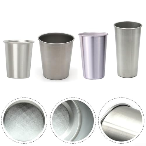 304 Edelstahlbecher für Getränkeservice in Cafés und für Bars, erhältlich in 230/360/500/600 ml (500 ml) von DystopiaWorld