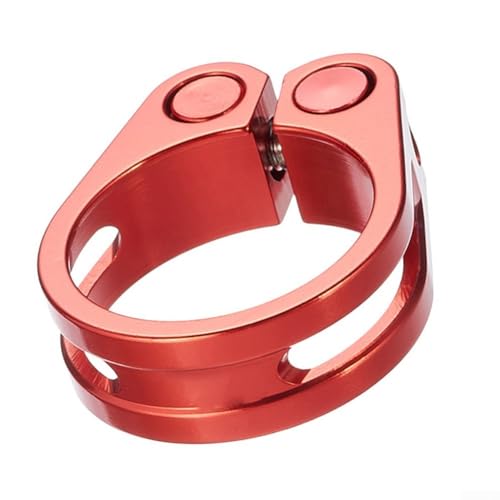 31 8 mm Fahrrad-Sattelstützenklemme, Aluminiumlegierung, Schnellspanner, Sattel-Clips, geeignet für Mountainbikes und Rennräder (schwarz) von DystopiaWorld