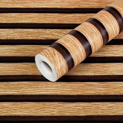 45 cm x 5 m wasserdichte PVC-Imitation Holzmaserung Aufkleber für Renovierung zu Hause und im Büro (E) von DystopiaWorld