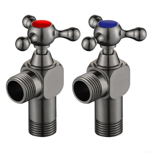 Ästhetische und doch funktionale Premium-verstellbare Waschbeckenventile für das Badezimmer, um Räume zu erhöhen (blau + rot) von DystopiaWorld