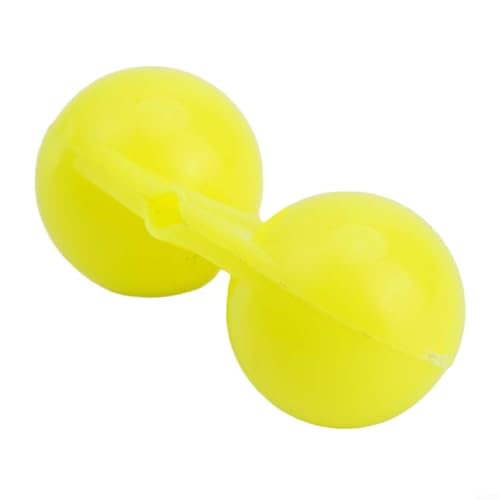 Angelschnur-Rasseln für Wels, 10 Stück Inline-Rasselausrüstung zur Verbesserung Ihres Angelerlebnisses (gelb) von DystopiaWorld