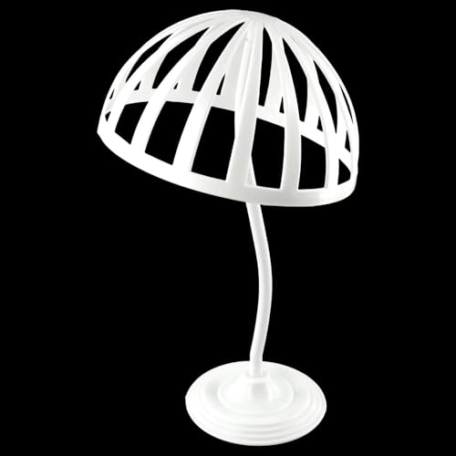Aufbewahrungslösung mit Ständer, perfekt geeignet für die Präsentation von Haar-Accessoires in Geschäften oder zu Hause (weiß) von DystopiaWorld