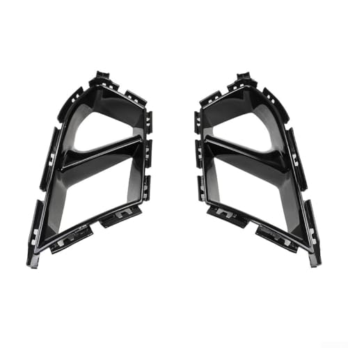 Auto Frontstoßstange Seitenlüftungsabdeckung Glänzend Schwarz Kohlefaser-Optik ABS Trim Verbessert den Luftstrom Für BMW G80 Für M3 G82 G83 2021-2024 (Glänzendes Schwarz) von DystopiaWorld