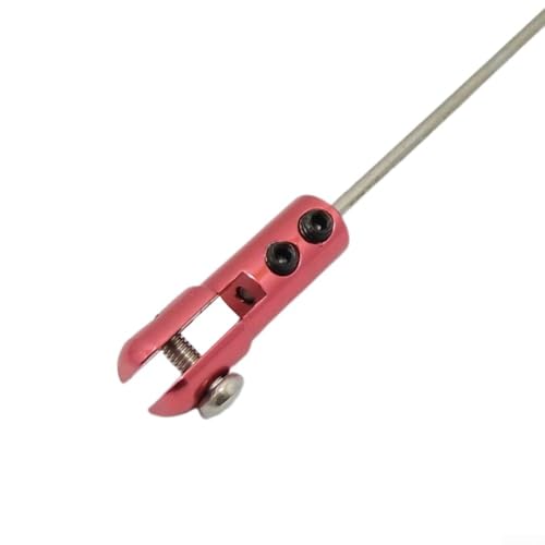 CNC Präzisionsgefertigter Gabelkopf aus Aluminium, ideal für ferngesteuerte Boote und Flugzeuge (rot) von DystopiaWorld