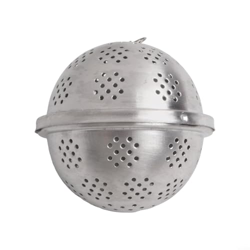 Culinary Essential Teesieb aus 304 Edelstahl mit starker, zuverlässiger Hakenkette (S) von DystopiaWorld