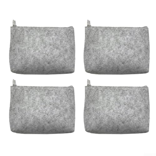 Digitaler Organizer aus Filz mit mehreren Fächern für ordentliche Aufbewahrung von Ladegeräten, Kabeln und Zubehör, leicht und einfach zu transportieren (halbgrau) von DystopiaWorld