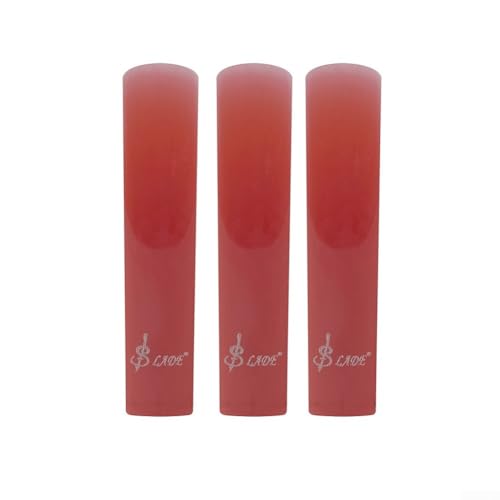 Fine tuned for Perfection Resin Plastic Saxophon Reeds for Clarinette Sopran Alt Tenor Saxophon (Tenor Red) von DystopiaWorld