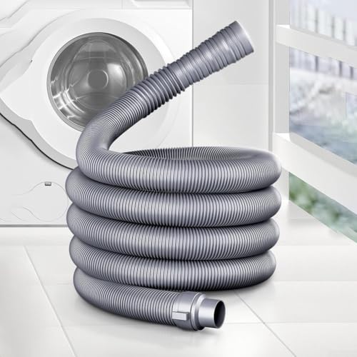 Flexibler und sicherer Ablaufschlauch für Waschmaschine und Geschirrspüler (100 cm) von DystopiaWorld
