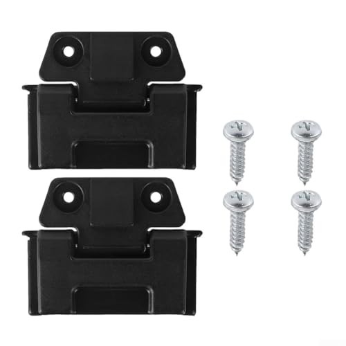Für Iglu-Scharnier, schwarze Kunststoff-Scharniere, Kühlerscharniere mit silberfarbener Schraube, für Kühler mit 25 52 72 Qt Kapazitäten, für Iglu-BMX-Serie (2 Sets) von DystopiaWorld
