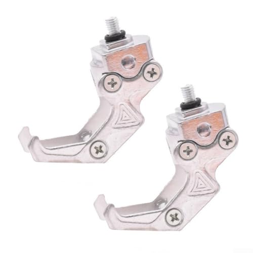 Gear Management 2 Roller-Haken zum einfachen Aufhängen von Helmen und Rucksäcken (2 Stück silber) von DystopiaWorld