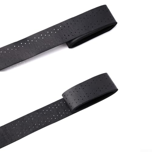 Hochleistungs-Griffband für Tennis und Badminton, 1 Stück, rutschfester Griffkleber (schwarz) von DystopiaWorld