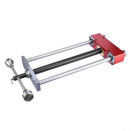 Holzbearbeitungstisch-Schraubstock, robuster Arbeitstisch-Schraubstock, Doppelglieder-Werkbank-Halteklammer, Metall-Clip-Klemme, für Tischlertechnik (rot) von DystopiaWorld