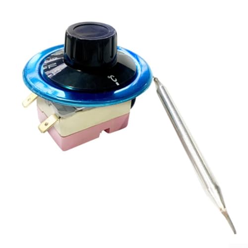 Kapillarrohrthermostat für Wasserkocher, Fritteusen, elektrische Grillplatten mit verstellbarem Drehknopf bietet genaue Temperaturregelung für Küchengeräte (30–85 ℃) von DystopiaWorld