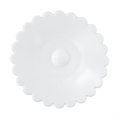 Premium Silikon Tasse Deckel Glas Getränk Abdeckung Anti-Staub Kaffeetasse Dichtung Kappe mit Diamant Blumenmuster für Heißgetränk Tee Wasser Tassen Auslaufsicher Wiederverwendbar Küchenzubehör (Weiß) Premium Silikon Tasse Deckel Glas Getränk Abdeckung Anti-Staub Kaffeetasse Dichtung Kappe mit Diamant Blumenmuster für Heißgetränk Tee Wasser Tassen Auslaufsicher Wiederverwendbar Küchenzubehör (Weiß) von DystopiaWorld