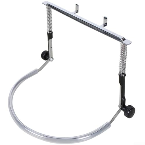 Professioneller verstellbarer Mundharmonika-Halter, freihändiger Hals für Musiker (Silber) von DystopiaWorld