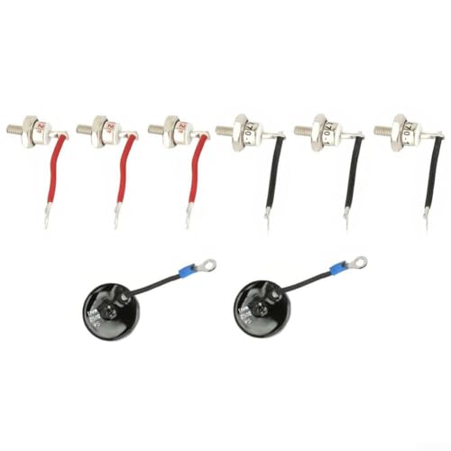 RSK6001 Dioden Gleichrichter Kit Metall Rotierende Gleichrichter Dioden 3 Positive Dioden 3 Negative Dioden und 2 Varistoren für HC7/6 Generator-Sets von DystopiaWorld