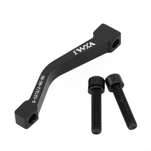 Scheibenbremse, vorne hinten IS 180203 mm, Bremssattel-Adapter, Luftfahrt-Aluminiumlegierung, Schwarz / Grün (A Schwarz) von DystopiaWorld