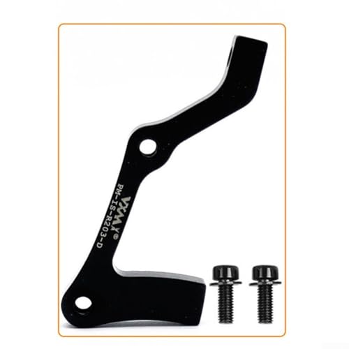 Scheibenbremse, vorne hinten IS 180203 mm, Bremssattel-Adapter, Luftfahrt-Aluminiumlegierung, schwarz-grün (D Black) von DystopiaWorld