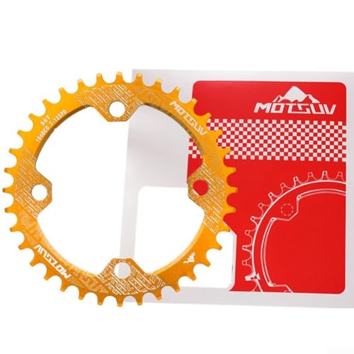Schmales, breites rundes Kettenrad, speziell für Mountainbike-Bedürfnisse (Yellow36T) von DystopiaWorld