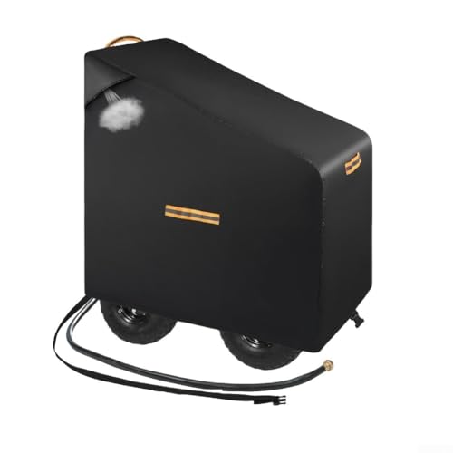 Schutzhülle für Gartenschlauchwagen aus extra dickem Stoff mit verstellbaren, winddichten Schnallen für sicheren Sitz Schutzhülle für Gartenschlauchwagen aus extra dickem Stoff mit verstellbaren, winddichten Schnallen für sicheren Sitz von DystopiaWorld