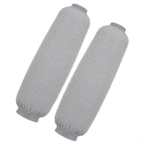 Schweißmanschetten mit atmungsaktivem Strickgewebe für Sommerarbeitsstellen, ölbeständige Stretch-Armstulpen, bequeme Passform für Schweißaufgaben, 1 Stück (schwarz) von DystopiaWorld