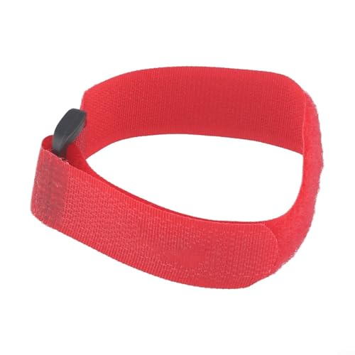 Sichern Sie Ihre Ausrüstung mit Fahrrad-Kabelbindungsgürtel, multifunktionaler Nylon-Befestigungsgurt (rot) von DystopiaWorld