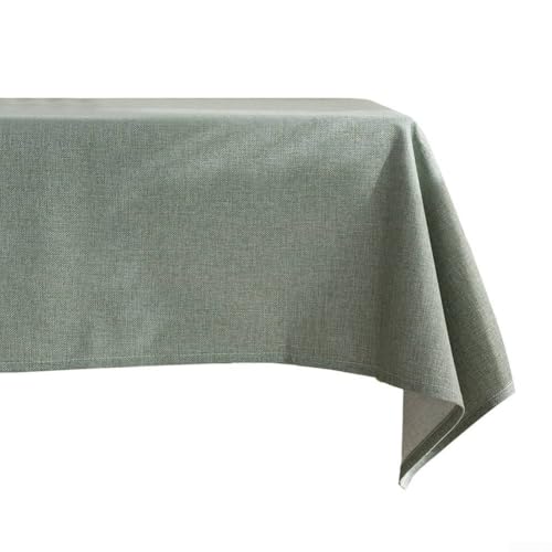 Stilvolle schmutzabweisende Tischdecke, wasserdicht für einfache Reinigung, perfekt für den täglichen Gebrauch, 100 x 100 cm (Cyan) von DystopiaWorld