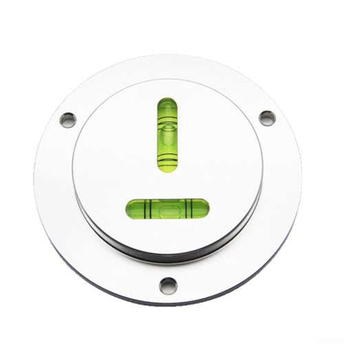 T-förmige Wasserwaage aus Metall, mit Doppelblasen-Design und Befestigungslöchern, einfach zu transportieren, aufzubewahren und zu manövrieren, für Werkstatt, Bau und Zuhause von DystopiaWorld