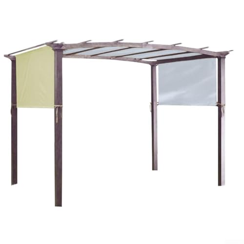 Wasserdichtes Sonnensegel für Gartenmarkisen und Weinregal-Anwendungen, aus widerstandsfähigem 190T Polyester-Taftgewebe (beige) von DystopiaWorld