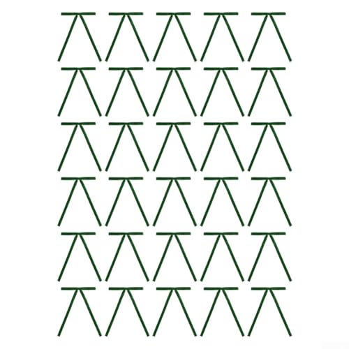 Weihnachtsbaum- und Kranz-Dekorationsset mit 30 Samtschleifen, gefertigt um Urlaubsdekorationen mit einem zeitlosen Look zu verschönern (grün) von DystopiaWorld