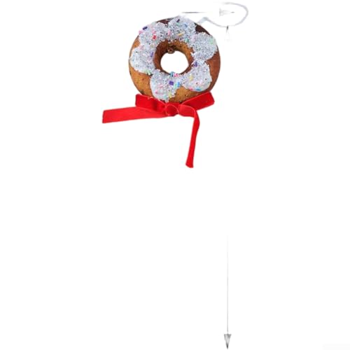 Weihnachtsschmuck aus Schaumstoff, 6er-Set mit Schneeflocke, Keksmann, Ball, Stern, Kuchen und Donut-Formen für Weihnachtsbaumdekoration und DIY Handwerk (I) von DystopiaWorld