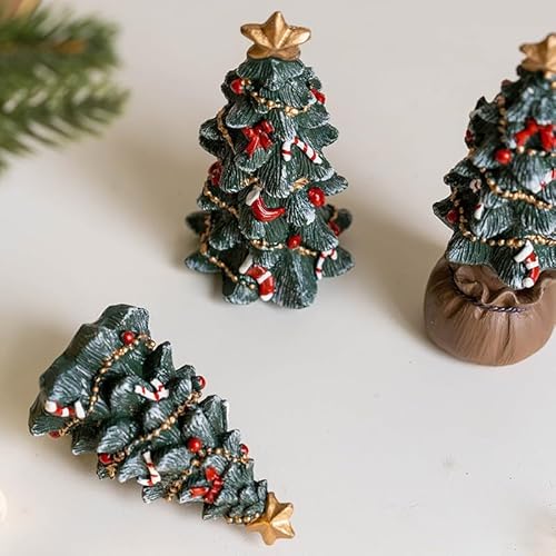 Weihnachtssimulationsbaum, Weihnachtsdekoration Diorama-Modelle, für Schreibtische, Regale oder Tischplatten (klein) von DystopiaWorld