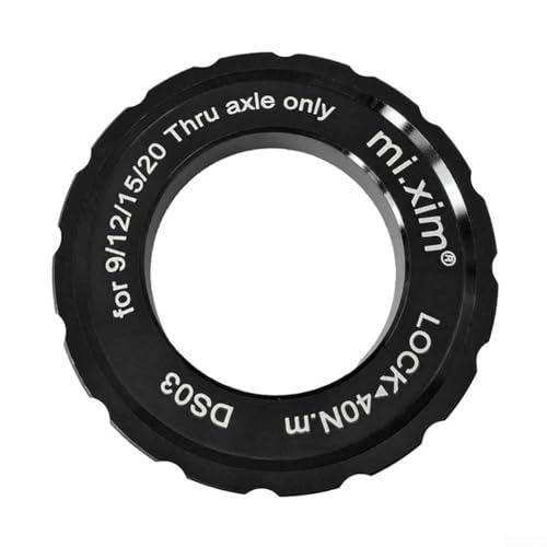 und leichter Center Lock Disk Cover Ring geeignet für alle Mountainbiking-Bedürfnisse (schwarz) von DystopiaWorld