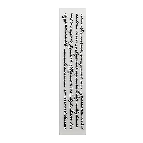 DzIxY Englische Satzstreifen Prägeschablone für Karten Herstellung Supplies DIY Papier 3D Scrapbook Schablonen Album Handwerk Dekoration Vorlage von DzIxY