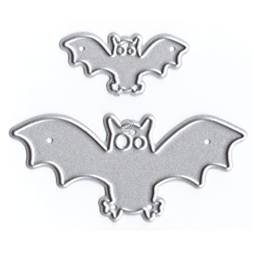 DzIxY Halloween Fledermaus Metall Stanzformen für klare Briefmarken und Metall Stanzformen Sets für Kartenherstellung Scrapbooking Papierbedarf Dichtungen Aufbewahrungstaschen von DzIxY