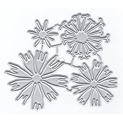 DzIxY Hübsche Kombination Blumen Staubblätter Metall Stanzformen für Kartenherstellung Prägen Papier Stanzformen Sets Album Scrapbooking Vorlagen Schablonen Aufbewahrungstaschen von DzIxY