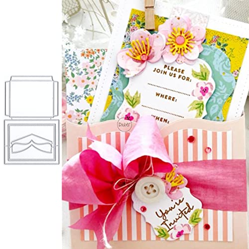 DzIxY Karten Blumen Metall Stanzformen für Kartenherstellung Prägepapier Stanzformen Sets Album Scrapbooking Vorlagen Schablonen Aufbewahrungstaschen von DzIxY