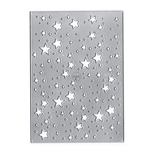 DzIxY Sterne Hintergrund Metall Stanzformen für klare Stempel und Metall Stanzformen Sets für Kartenherstellung Scrapbooking Papierbedarf Dichtungen Aufbewahrungstaschen von DzIxY