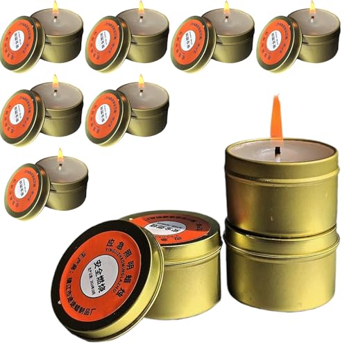 DzpKrka 10 Stück Skerzen, Winddichte Rauchfreie Kerze, Notfallkerze Bei Stromausfall, Rauchfreie Beleuchtung Set, Skerzen Mit Langer Brenndauer, Kerzen Für Wanderungen Und Outdoor Survival Ausrüstung DzpKrka 10 Stück Skerzen, Winddichte Rauchfreie Kerze, Notfallkerze Bei Stromausfall, Rauchfreie Beleuchtung Set, Skerzen Mit Langer Brenndauer, Kerzen Für Wanderungen Und Outdoor Survival Ausrüstung von DzpKrka