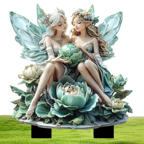 DzpKrka Gartenfee,2D Feengarten Deko | Wasserdicht Weihnachten Outdoor Für Zaun Halloween Blumentopf Terrasse Weg Gartengestaltung DzpKrka Gartenfee,2D Feengarten Deko | Wasserdicht Weihnachten Outdoor Für Zaun Halloween Blumentopf Terrasse Weg Gartengestaltung von DzpKrka