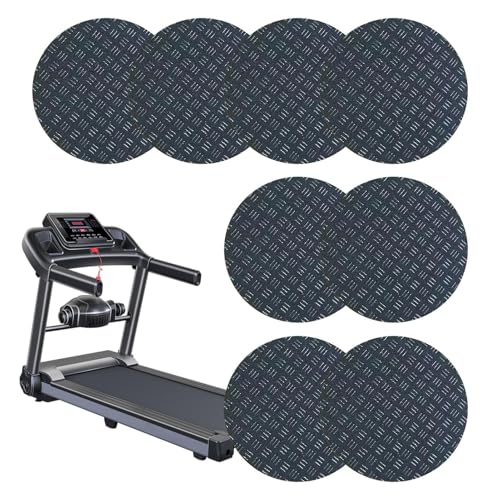 DzpKrka Unterlaufbandmatte | Matte Unter Laufband - rutschfeste 8 Stück Schaumbodenmatte Geräuschreduzierung Für Home Fitness Garage von DzpKrka