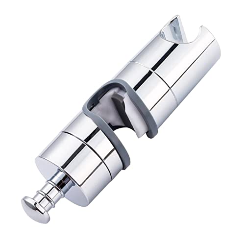 Dzsomt Duschkopfhalterung Handbrause Halterung Universal Verstellbar Duschhalterung 360°Drehbar Brausehalter Duschstangenhalterung Duschkopf Halterungen 20-25mm Brausekopf Halter für Badezimmer von Dzsomt