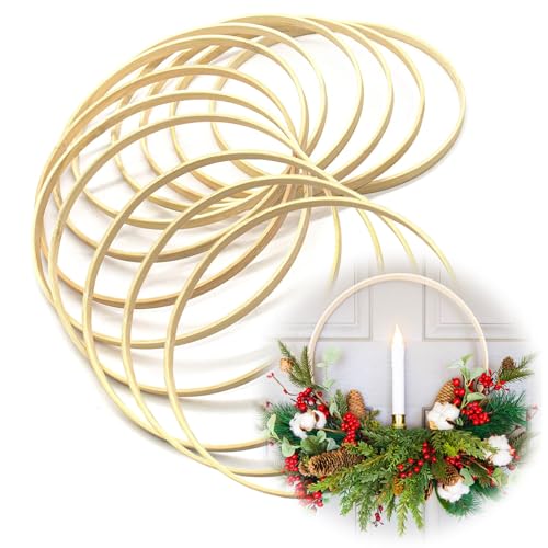 Dzsomt Holzreifen Zum Basteln 12 Stück Holz Bambus Blumenkranz Holzring Traumfänger Ringe Set Kranz Ringe DIY Makramee Craft Hoop Ringe Holz Bambus Floral Hoop Set Holz Bambus Blumenkranz Dzsomt Holzreifen Zum Basteln 12 Stück Holz Bambus Blumenkranz Holzring Traumfänger Ringe Set Kranz Ringe DIY Makramee Craft Hoop Ringe Holz Bambus Floral Hoop Set Holz Bambus Blumenkranz von Dzsomt