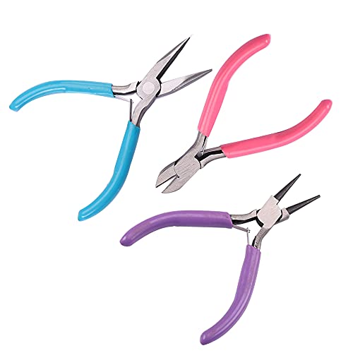 Dzsomt Schmuckzange Set Schmuck Spitzzange Flachzange Rundzange Set Klein Schmuckzange Zangen Draht Profi Mini Spitzzangen Zangenset Schmuck Zange Schmuckherstellung für Schmuckperlen DIY Hand Werk Dzsomt Schmuckzange Set Schmuck Spitzzange Flachzange Rundzange Set Klein Schmuckzange Zangen Draht Profi Mini Spitzzangen Zangenset Schmuck Zange Schmuckherstellung für Schmuckperlen DIY Hand Werk von Dzsomt