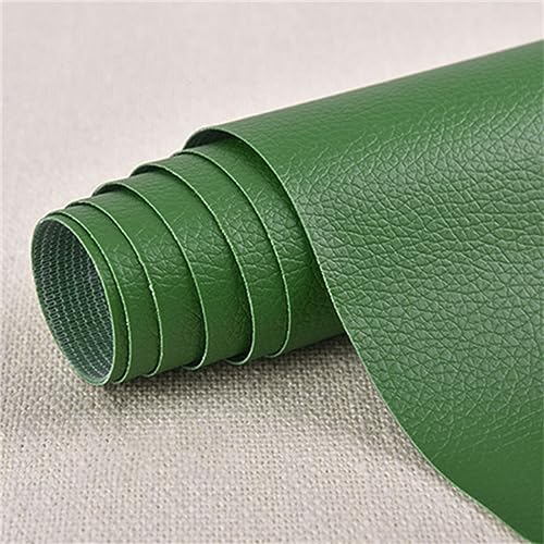 1 Stück Leder Reparatur Set Patch KitSelbstklebende PU Leder Reparatur Tape Patch Erste Hilfe für Sofa Auto Sitz Möbel Jacken Handtasche Grün 10 x 20 cm von E-ALLDIR